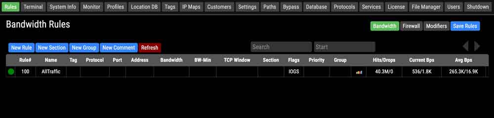 Rules Tab